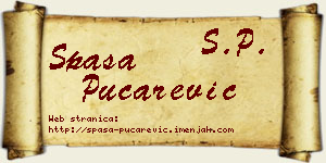 Spasa Pucarević vizit kartica
